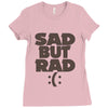 sad but rad girls Ladies Fitted T-Shirt