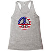flag us flag peace independence day Racerback Tank