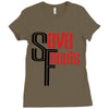save ferrıs Ladies Fitted T-Shirt