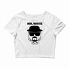 mr. white Crop Top
