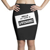 my name is awesome Pencil Skirts