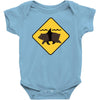 bear shark Baby Bodysuit