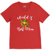 world's best mom V-Neck Tee