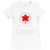 aviation air canada crew Ladies Fitted T-Shirt