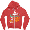 i was normal cats Zipper Hoodie