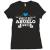 Worlds Best Abuelo Ever Ladies Fitted T-Shirt