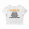 September Girl Hated By Many Crop Top