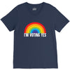 I Am Voting Yes V-Neck Tee