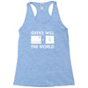 geeks will save the world mac version (2) Racerback Tank