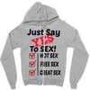 Yes To Sex! Zipper Hoodie