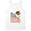 This Girl Loves Shetland Sheepdog Tank Top