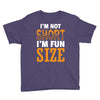 I Am Not Short I Am Fun Size Youth Tee