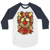 deer and monster 3/4 Sleeve Shirt