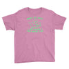 when i get upset i just imagine a t rex making a bed Youth Tee