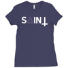 saint Ladies Fitted T-Shirt