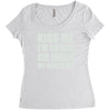 kiss me i'm drunk or irish Women's Triblend Scoop T-shirt