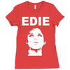 edie sedgwick retro Ladies Fitted T-Shirt