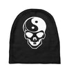 yin yang skull (2) Baby Beanies