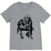comunist monkey V-Neck Tee