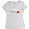 elon musk occupy mars Women's Triblend Scoop T-shirt