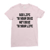 value your life Ladies Fitted T-Shirt