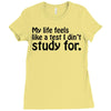 my life feels Ladies Fitted T-Shirt