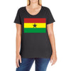 ghana international support your country  sport flag Ladies Curvy T-Shirt