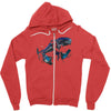 alien terror from deep space Zipper Hoodie