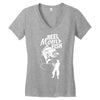 reel moms fish Women's V-Neck T-Shirt