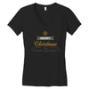 snow merry christmas Women's V-Neck T-Shirt