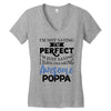 awesome poppa Women's V-Neck T-Shirt