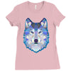 the wolf Ladies Fitted T-Shirt
