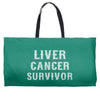 Liver Cancer Survivor Weekender Totes