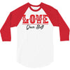 Love 3/4 Sleeve Shirt