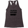 im with stupid t shirt t shirt funny t shirt cool tshirt funny shirt t Racerback Tank