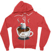 marshmallow man Zipper Hoodie