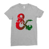 dungeons dragons logo Ladies Fitted T-Shirt