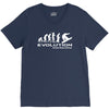 evolution of snowboarding funny V-Neck Tee