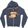hot chocolate time! Zipper Hoodie