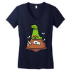 poosaurus Women's V-Neck T-Shirt