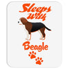 Sleeps With Beagle Mousepad