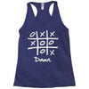 tic tac toe draw Racerback Tank
