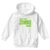 daddy's little zombie hunter Youth Hoodie