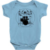 drumer vitruvian Baby Onesie
