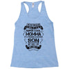 Super Cool Momma Of A Freaking Awesome Son Racerback Tank
