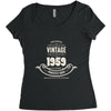 premium vintage 1959 classic perfectly aged limited edition Women's Triblend Scoop T-shirt