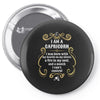 i am a capricorn Pin-back button