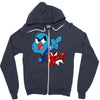 phoenix gumball Zipper Hoodie
