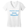 I Love Someone with Prostate Cancer to The Moon and Back to Infinity Women's V-Neck T-Shirt