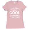 this is what a cool grandma looks like Ladies Fitted T-Shirt